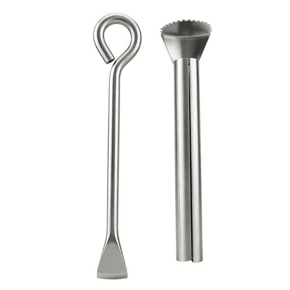 Coconut Slicer & Coconut Scraper Stainless Steel Combo